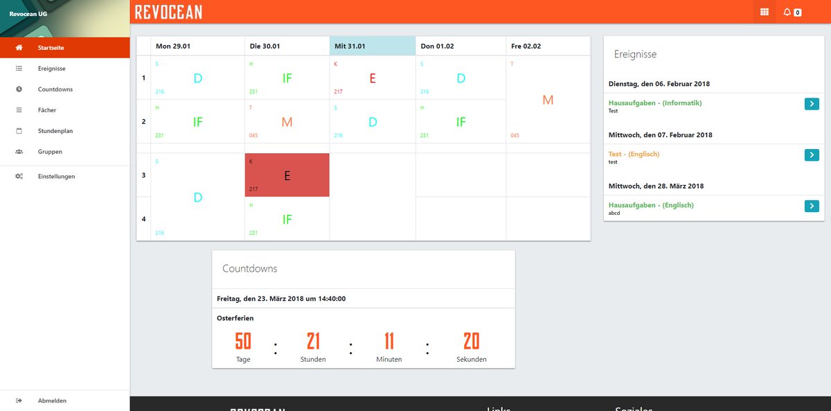 Unser Dienst Revocean · Class und die Seite Account haben einen neuen Anstrich bekommen!

Seht selbst!