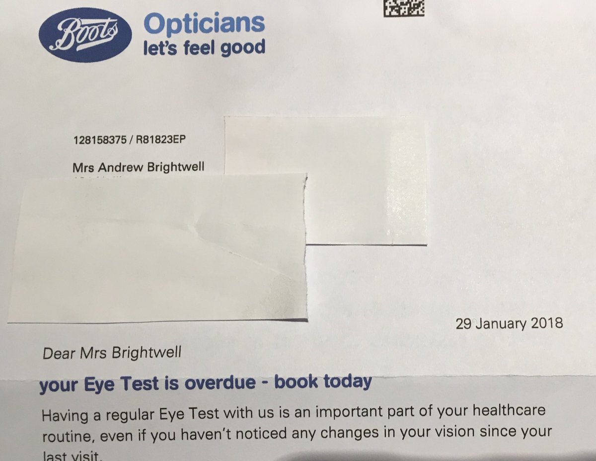 Andbwell's tweet photo. Should’ve gone to Specsavers https://t.co/nYqqWoLQca