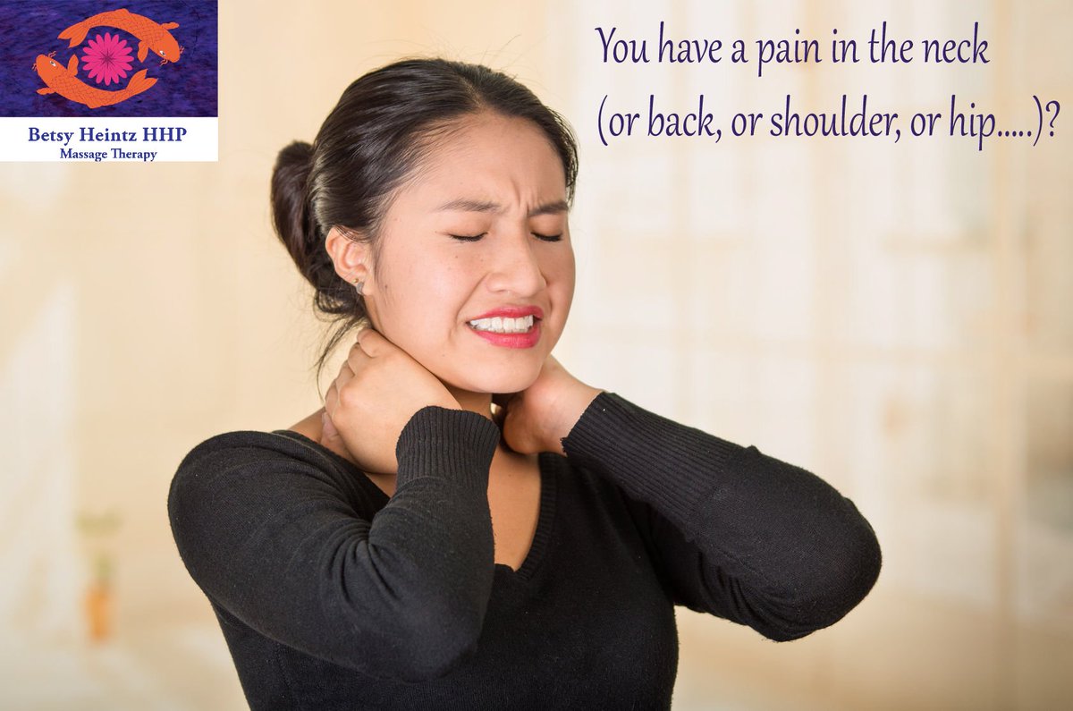 Pain is your body’s way of communicating to you that something is wrong. The busier we get, the more we tend to ignore our body’s signals. You don’t want to ignore your pain or your injury could get worse. Make an appointment with Betsy Heintz, HHP Massage Therapy and we can help