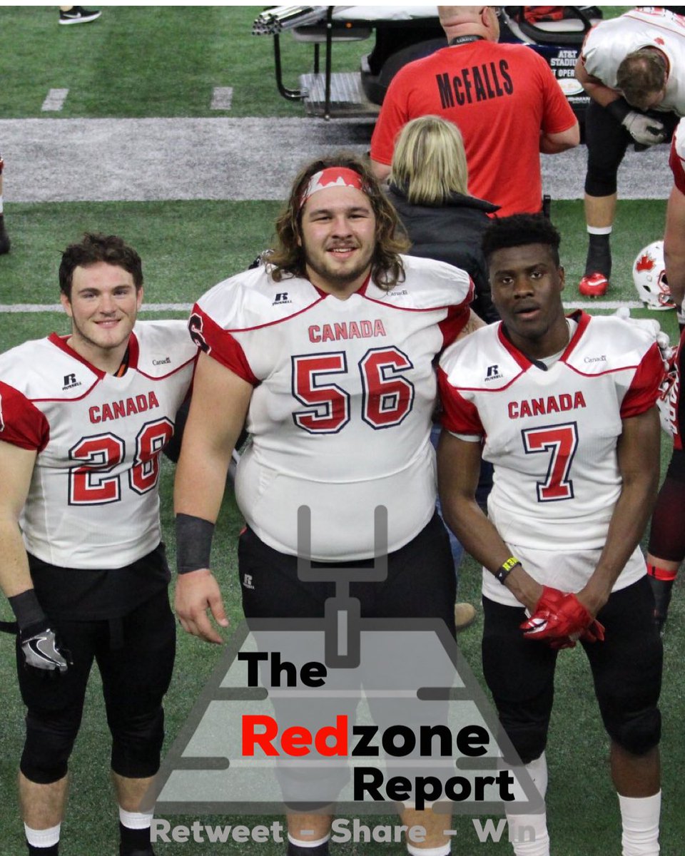 FootballNB's tweet photo. Introducing the Redzone Report! A hub for football related news and stories! Every retweet will enter you to win a prize! This months story? “Football is Giving NB Athletes International Exposure”. SHARE for a chance to win a signed Jake Thomas football! https://t.co/qhW2H3RDvo https://t.co/1R0fkuxVUG