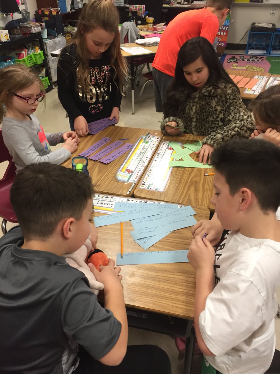 CyprusGE's tweet photo. Fourth grade teaching first grade time order words and sequencing for brushing teeth! @ellisorbulldogs @MagnoliaISD #buddystudy #teamworkmakesthedreamwork https://t.co/xKlR2jlvkz