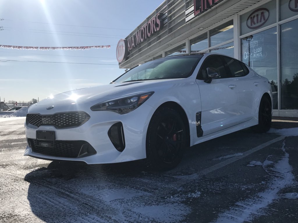 Kat_Cave22's tweet photo. All shined up and ready to be delivered; #2018KIAStinger #LindsayKIA https://t.co/JVMjCzcww4