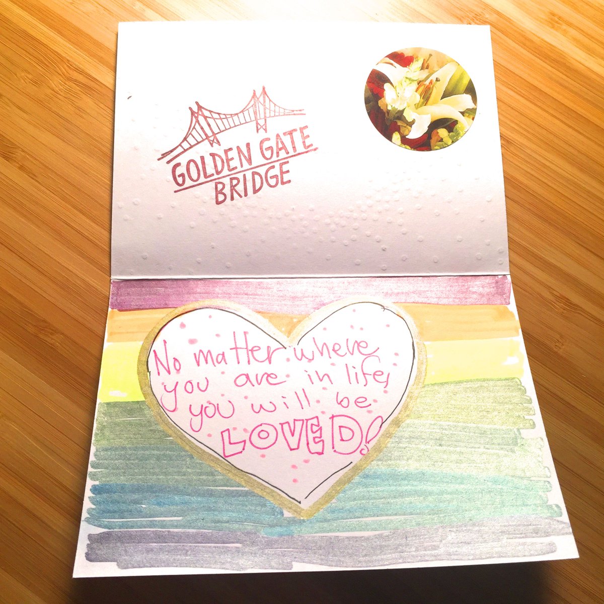 HopeNAnEnvelope's tweet photo. “No matter where you are in life, you will be loved.” #HopeInAnEnvelope https://t.co/I9kgLjFZSK