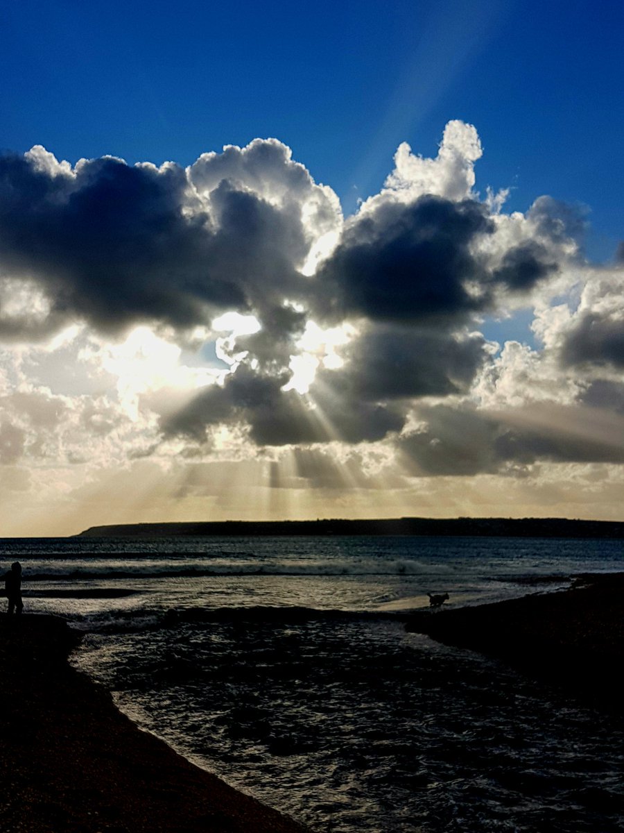 Red river in Marazion.... stunning sky