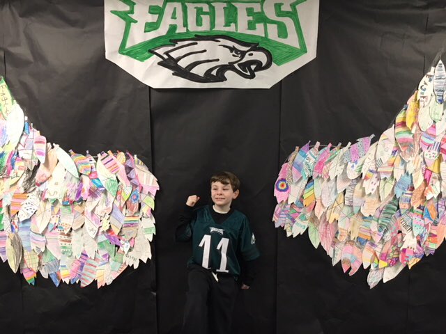 RP art classes showing their spirit.