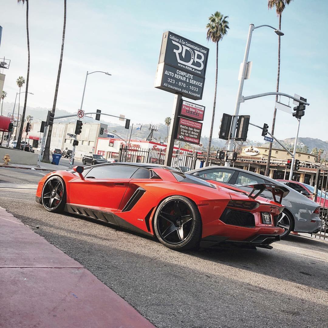 #Novitec #Lamborghini #Aventador #Roadster in #LosAngeles