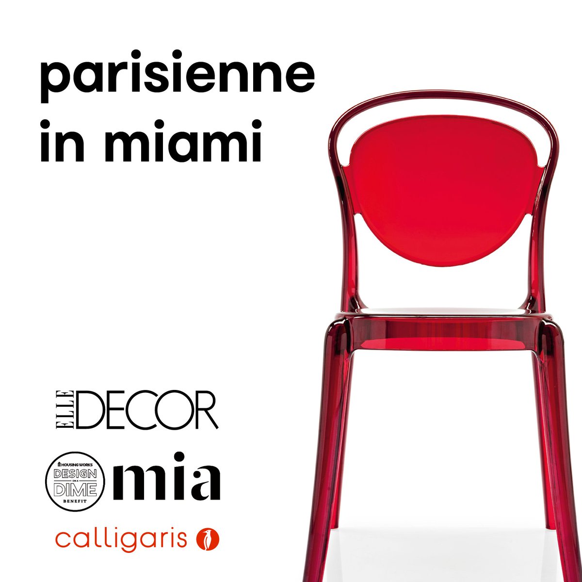 Calligaris (@calligaris1923) on Twitter photo Only ONE MORE day until #DOADMIA18! We are so excited that our #Parisienne chair (along with some other fun products) will be featured in <a href="/ELLEDECOR/">ELLE Decor</a>'s vignette. If you're in the area, come see us & support our friends, <a href="/HWThrifts/">Housing Works Thrift</a>! Only ONE MORE day until #DOADMIA18! We are so excited that our #Parisienne chair (along with some other fun products) will be featured in <a href="/ELLEDECOR/">ELLE Decor</a>'s vignette. If you're in the area, come see us & support our friends, <a href="/HWThrifts/">Housing Works Thrift</a>!