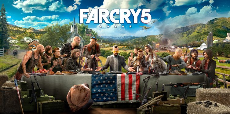 gamegeeksp's tweet photo. #FarCry5 Trailer focado na história, o líder do culto de Hope County, surge em grande destaque para lhe apresentar a premissa principal do jogo, confira: https://t.co/JDUi3Uz5qA #ps4 #xone https://t.co/oNkYCsK4wY