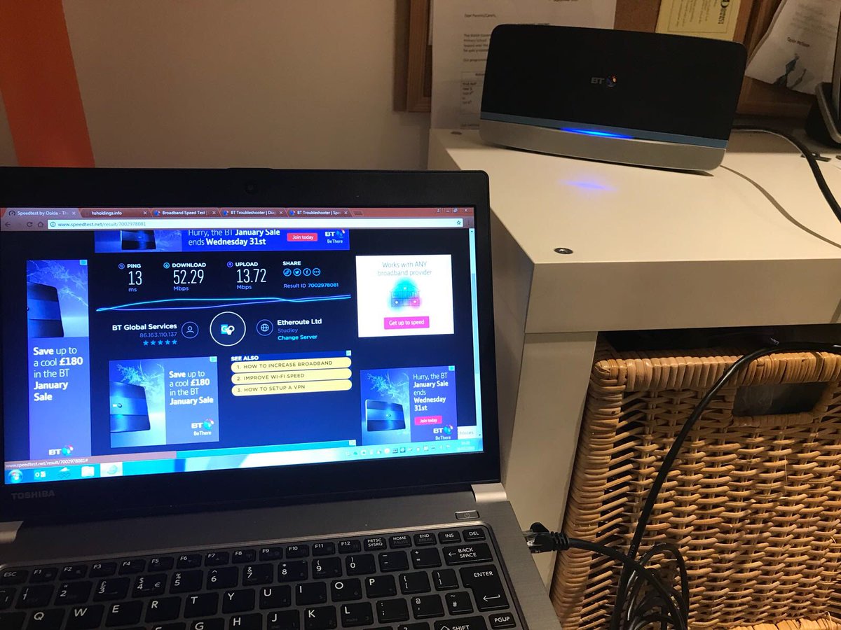 richv07's tweet photo. @BTCare It’s the WiFi that’s the issue #fixthefault https://t.co/4AGwDMMyXN