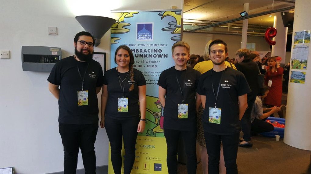 chumdesigns's tweet photo. throwback post to branding last year's #brightonsummit 😁 thanks to @brightonchamber for asking me to help out! was a great event  x https://t.co/ohxWCg14Fj