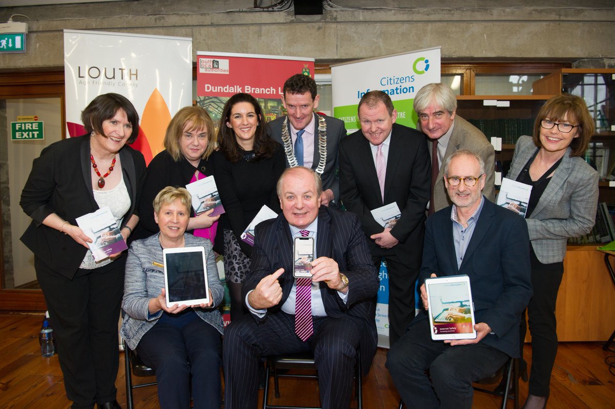 LouthPPN's tweet photo. The launch of Louth Citizens Information Services Booklets, supported by the Louth Age Friendly County Programme, took place on 30 Jan in Dundalk. “Internet Safety” &amp; “An Easy Guide to Applying for the Nursing Homes Support Scheme” Click below 
https://t.co/nXBKSTYSiO
#Louthppn https://t.co/rcuuKaoNQp