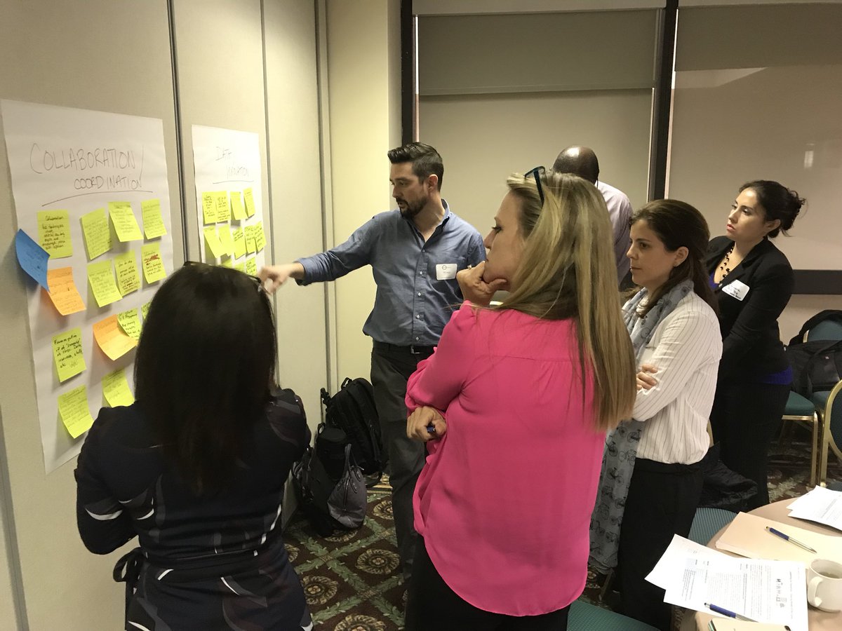 CityofMiami's tweet image. Leadership @Resilient305 workgroup brainstorming ways to better engage, communicate, collaborate and innovate. #Resilient305