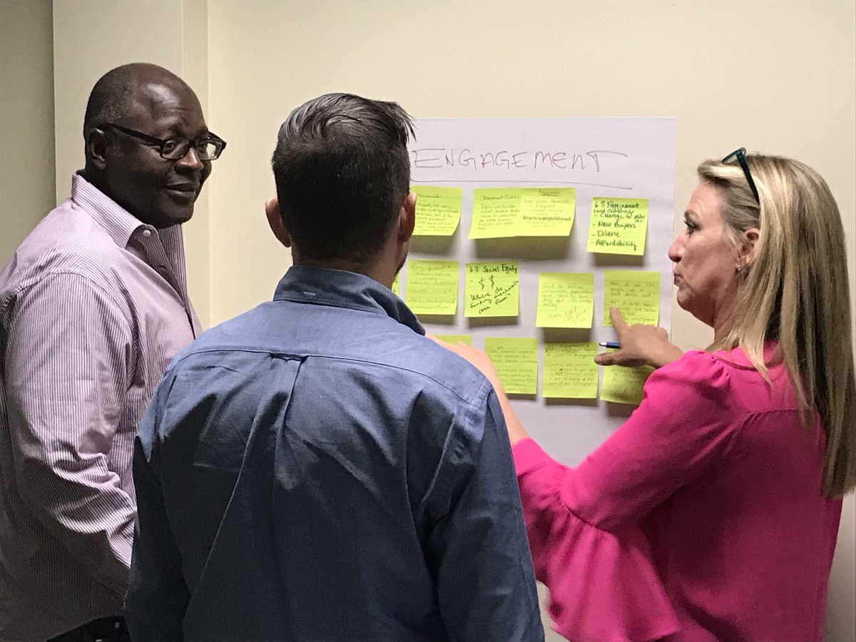 CityofMiami's tweet image. Leadership @Resilient305 workgroup brainstorming ways to better engage, communicate, collaborate and innovate. #Resilient305