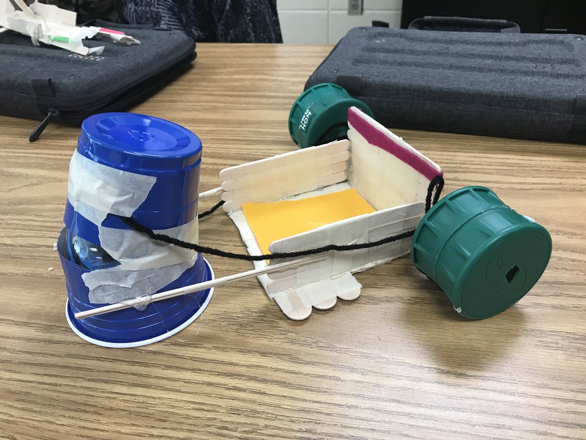AnnaEndris's tweet photo. The Great Sphero Design challenge. Next task is programming the sphero to complete the maze. #EWAUBU @Sphero @SpheroEdu https://t.co/e4HOG7ApDP