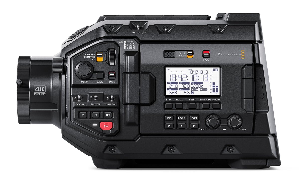 MEWShop's tweet photo. The Blackmagic Design URSA Broadcast Camera https://t.co/wLF3BRza2l @ProVideo #ProVideoCoalition #Tech #Gear #Blackmagic #URSA #Broadcast #Cameras #Production #UHD https://t.co/a8Sik6BVSH