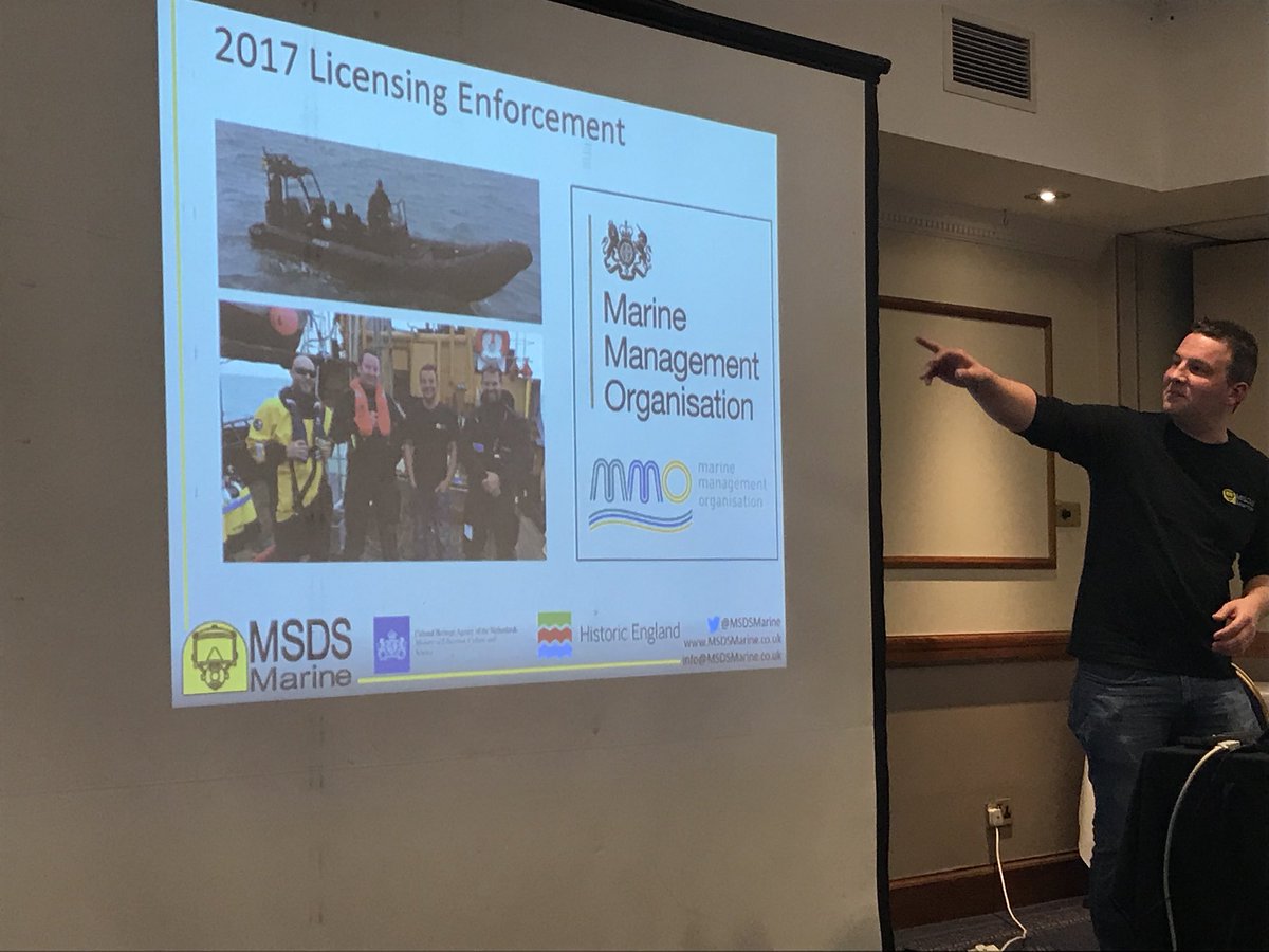 HE_Maritime's tweet photo. Last talk of this years #APWL meeting before we move onto the constitution: Mark from @MSDSMarine tells us about work on #Rooswijk1740 including a spot enforcement visit from @The_MMO https://t.co/Ki2iceTApU