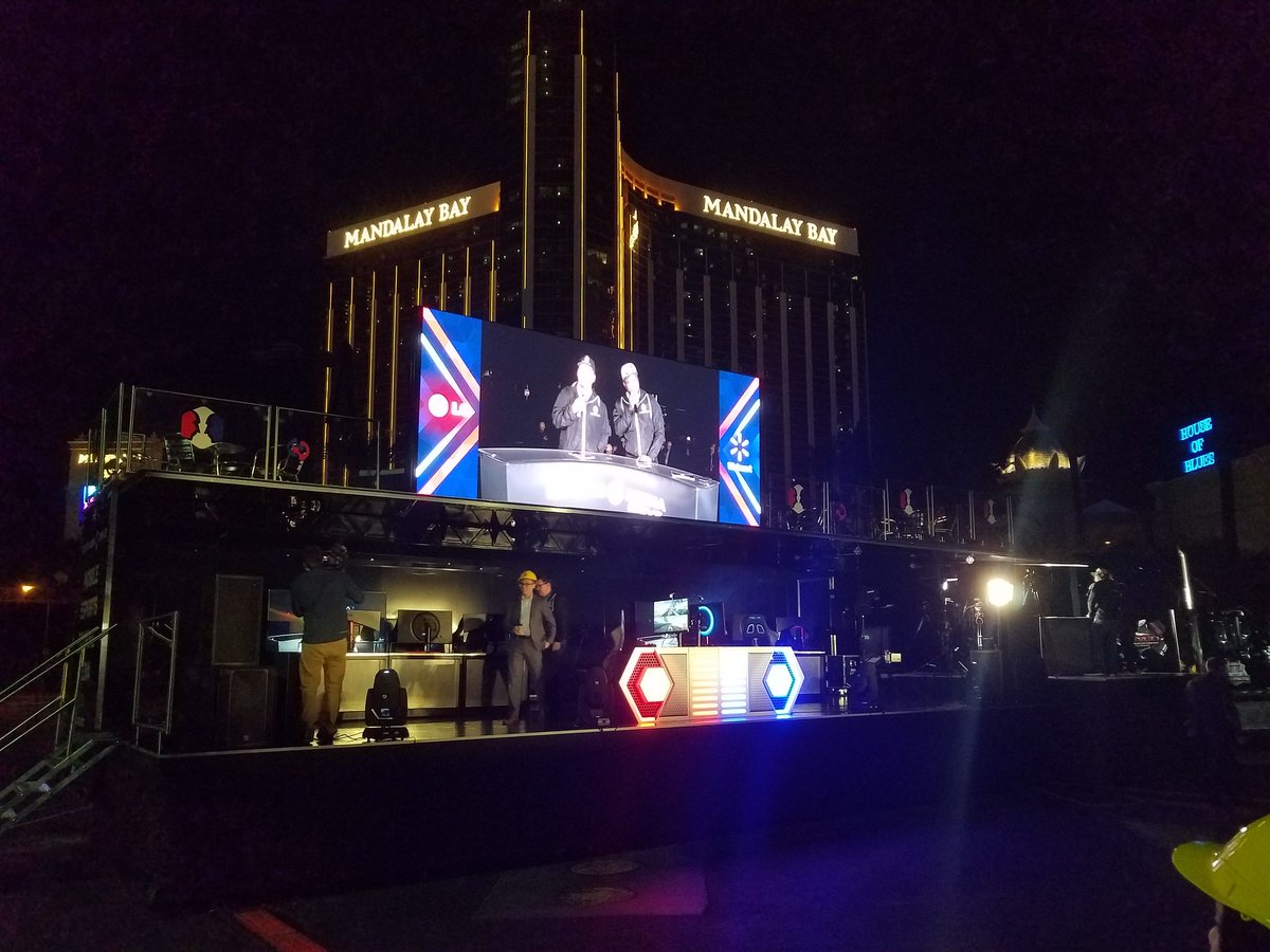 DST Innovations 4mm pitch LED screen, atop the <a href="/ESA_Drive/">Blinged out Bus</a> Esports truck.