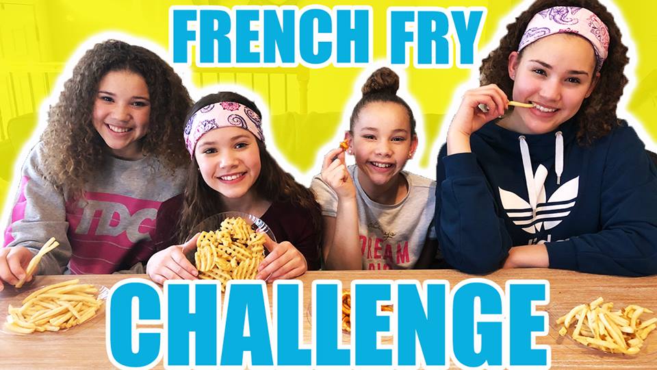 graciehaschak2's tweet photo. Hey guys! This week, we did the French Fry Challenge! We hope you love this vlog as much as we loved these fries! 🍟😂 https://t.co/Oa3umKBaiF https://t.co/03t3CP8RR5