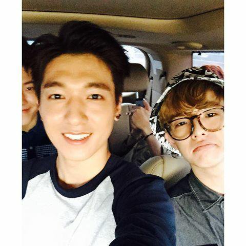 They're going to a concert of a friend from the company. Sending you a selca on their way