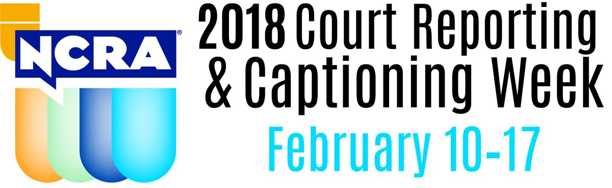 National Court Reporting &amp; Captioning Week is Feb. 10-17! As the impartial guardians of the record, court reporters play a key role in the justice system. Learn more at NCRA.org/Awareness or join the Facebook event (facebook.com/events/7298544…). #DiscoverSteno