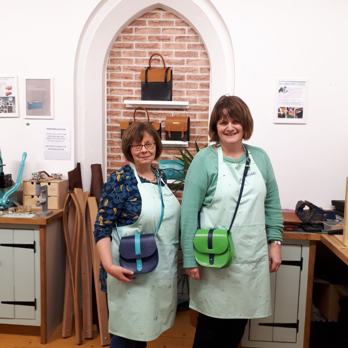 Great one day saddle bag workshop today with a lovely bunch of ladies who all made amazing bags, each one looks so different with the different colour choices