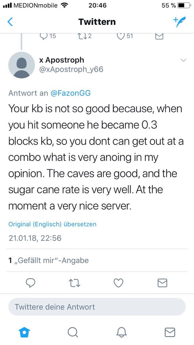 tobimoismois's tweet image. wenn minecraft spieler englisch tweeten 
credits: @Tschougl