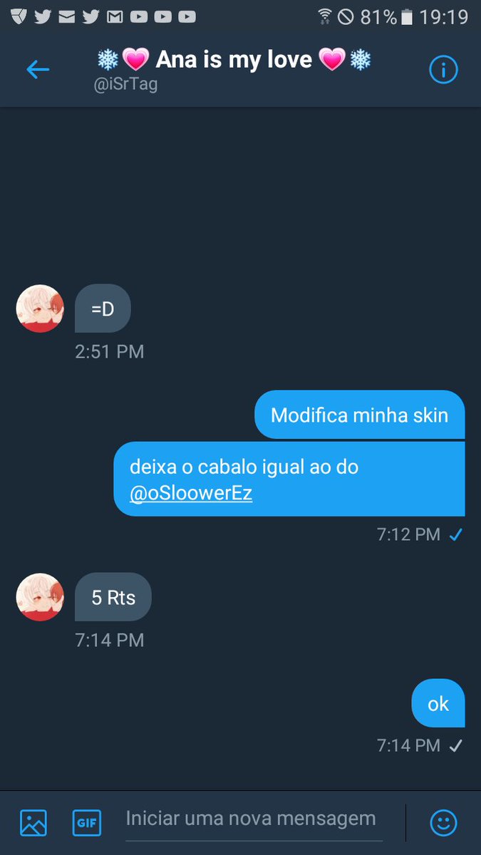 Glr Goo 5 rt's Para o @iSrTag  

<a href="/DavihDZN/">DavihArtz</a> 
<a href="/Menino_Cheat/">oMeninoCheat - Minecraft Pe</a> 
<a href="/PJGAMER1227/">PJ GAMER</a> 
@oSloowerEz 
@SrZerado_OFC 
@NeedNetworkPE 
@WendellPlaysBr 
@pqpSpeed 
<a href="/SkyBattleMCPE/">SB Network</a> 
@Venom_BR_01 
@FERA10M 
<a href="/FdcLucas/">Lucas FdC</a> 
<a href="/Ratomolhado1/">#Volta Comunidade de 2015</a> 
@SrBrayanDzn 
@SrBolado2k 
<a href="/SlenderNetwork/">Marianna Skierka</a> 
@VsfLoway 
Desculpa Marca