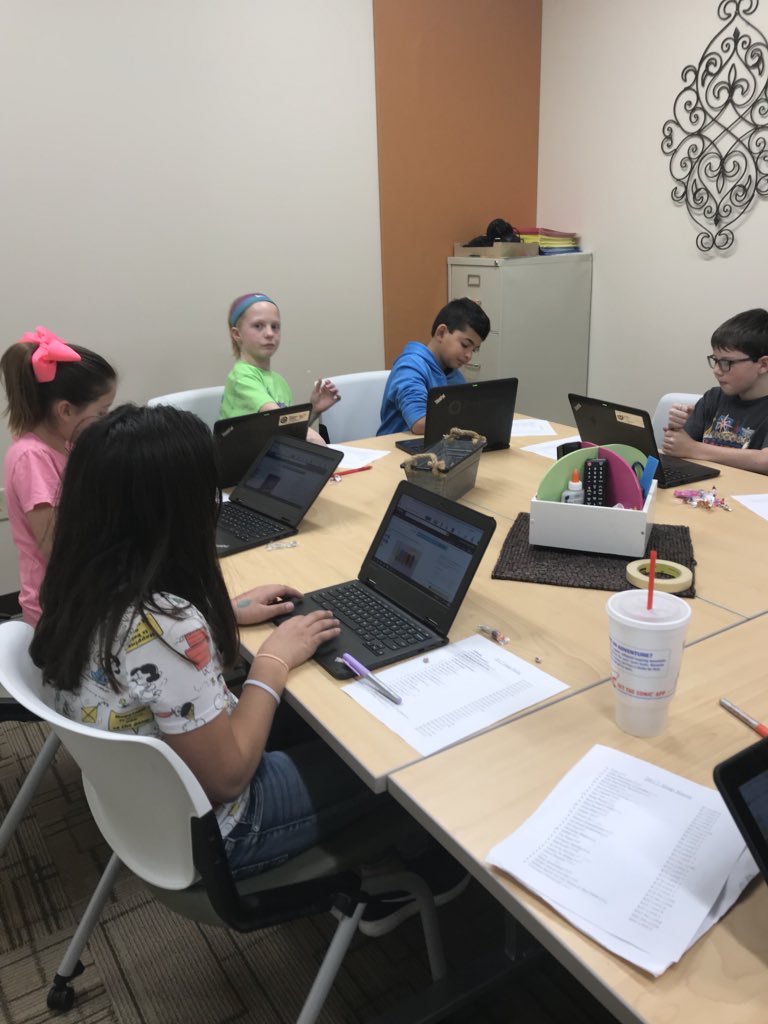 CompassElemPCR3's tweet photo. Compass fifth grade mentors working on our next Treasure Island Store inventory and purchases. Students researched items, costs, and started prioritizing items to submit to administration for approval. #compasselem #piratepride #pcr3 #studentleadership https://t.co/cUETsFbFMZ