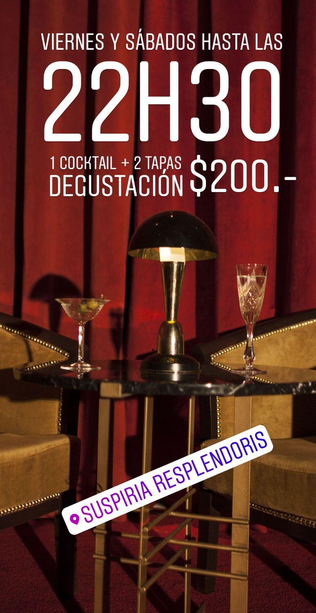 Suspiriabar's tweet photo. Esta noche tenemos algo para ustedes... https://t.co/rF7SWe2oCy