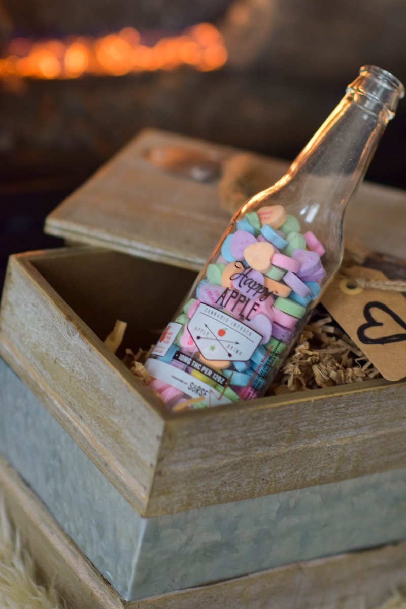 Unwrap a bottle of Happy Apple this #ValentinesDay. #gethappy