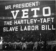 newsofthepast's tweet photo. 69 years ago, The #Taft-Hartley Act, allowing states to prohibit closed shops is upheld... https://t.co/zX3FWZ4Z7j https://t.co/qCcpMmcjk5