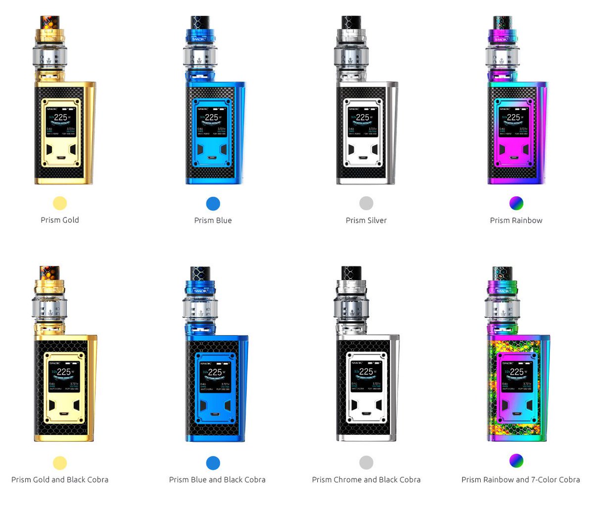 Some of the dozens of new items in this week! X-Priv Kit, Wismec Rx 21700, Vandyvape Mesh 24 RTA, Majesty Luxe kit, Suorin kits and cartridges and much more!