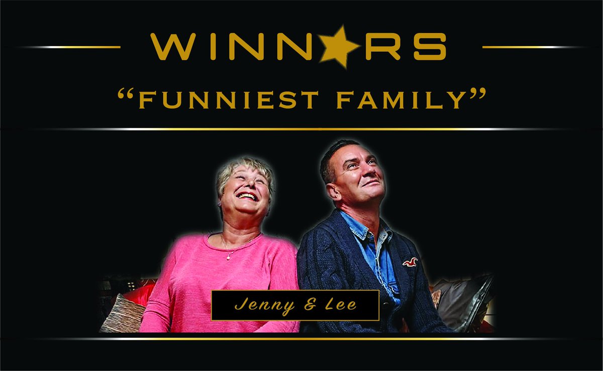 goggleboxshow's tweet photo. WINNER of Funniest Family in our Gogglebox Awards is Jenny and Lee with 27.3% of the votes #Gogglebox https://t.co/4xPAICkPr8
