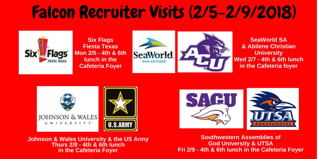 FalconsCCMRC's tweet photo. We have a busy upcoming week of visits, Falcons! Be sure not to miss any of these!!! @stevensco2018 @JPSHSCO19 @StevensHSAVID https://t.co/KLMyp3eQbp