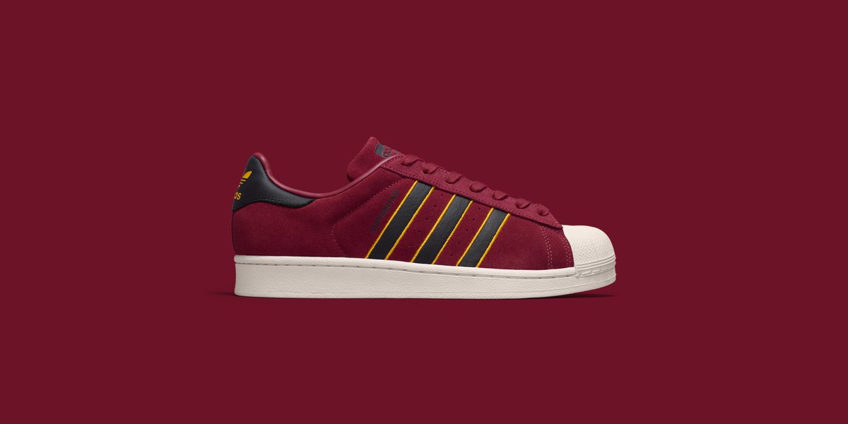 adidasoriginals's tweet photo. Stepping out in nostalgic Collegiate Navy and Burgundy colorways, the #SUPERSTAR Refreshed pack champions 20th century style and culture. Available February 5th. https://t.co/rdoKJ9CZfV