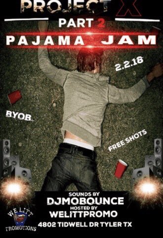 theregojrock's tweet photo. #ProjectXPajamaJam2
🚨TONIGHT🚨
#WeLittPromo
Doors Open at 10 ! Everybody FREE Before 10:30! https://t.co/iuyxtMlxeR