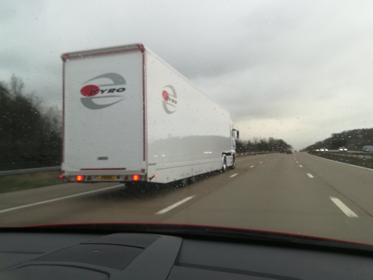 Spotted <a href="/PyroMotorsport/">Pyro Motorsport</a> on the #m20 #coastbound wonder where there off to