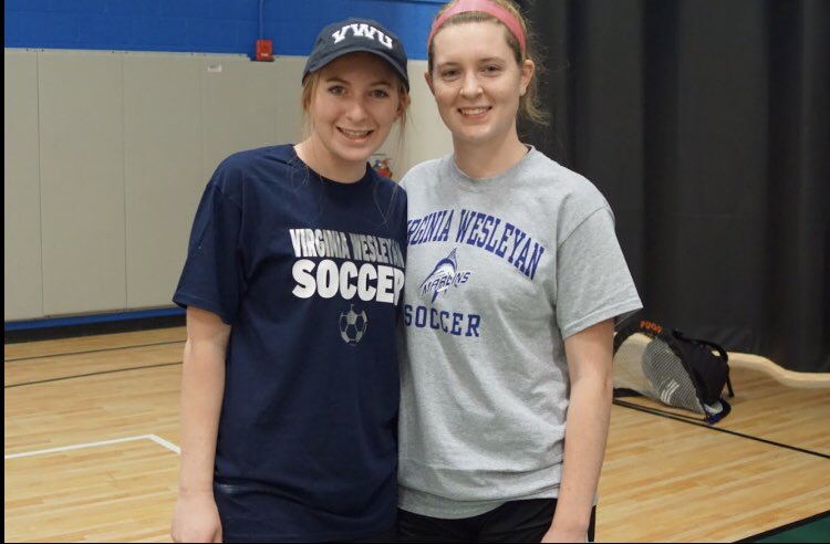 Congrats to Mackenzie and Tess for commiting to Virginia Wesleyan! #TFproud
