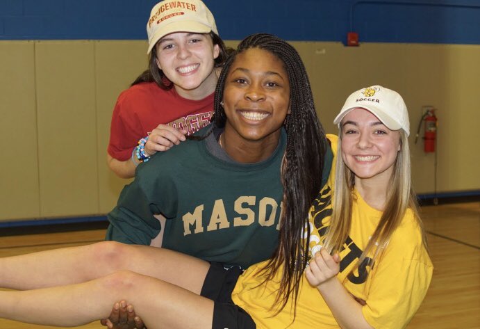 Congrats to Chloe, Morgan, Kylie, and Dacheka, committing to Howard, Belmont, Randolph-Macon and Bridgewater! Good luck next year! #TFproud