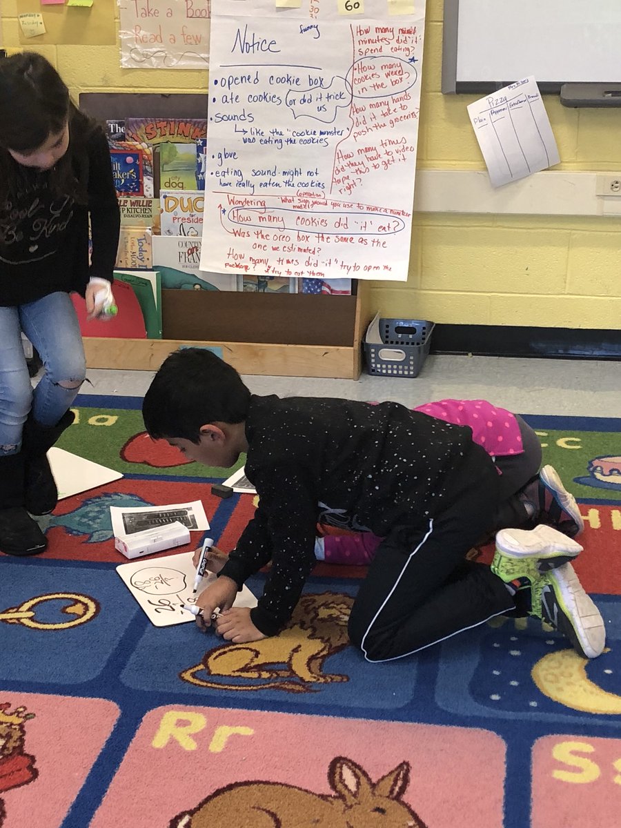 Second Graders using 3 Act Math to find how many cookies the Cookie Monster ate <a href="/randolphschools/">Randolph Schools</a> <a href="/fernbrooknj/">Fernbrook Elementary</a>