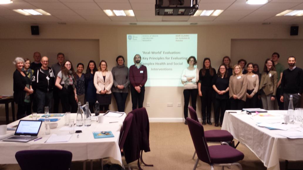 ariss_s's tweet photo. Thanks to all the #RealWorldEvaluation course attendees that travelled from as far as Vancouver, Switzerland and the Netherlands as well as all over the UK; bringing inspiration and enthusiasm @NasrinNasr1 @ScHARR_IKT https://t.co/6B7tJ89EVw