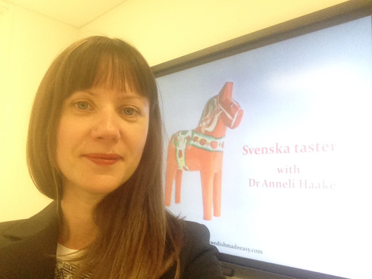 Hej from today's Svenska taster session at Hodder & Stoughton in London, ahead of the Teach Yourself Complete Swedish book launch in March. 🇸🇪🇸🇪🇸🇪 #svenska #swedish #swedishlanguage #learnswedish #studyswedish #hodderandstoughton #teachyourselfswedish #swedishmadeeasy