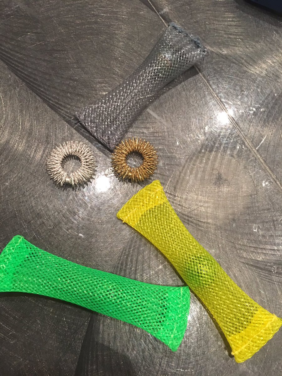 KavanaughRLC's tweet photo. Look at some new alternative fidgets that are much less disruptive! #VESA2018 https://t.co/5wL3RNtqGK