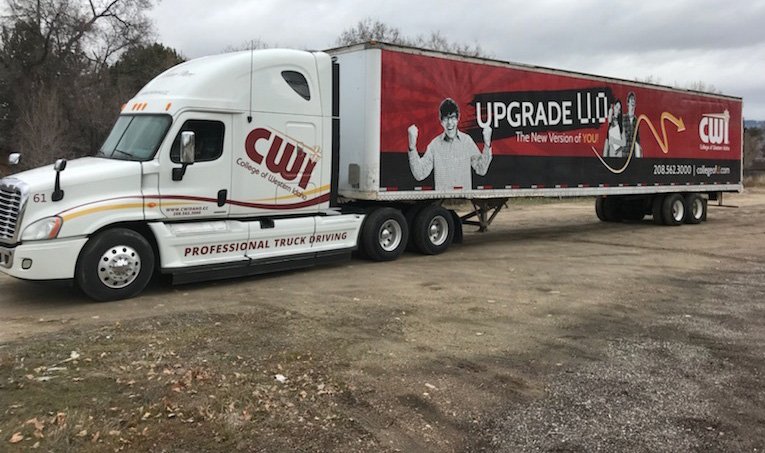 cwidaho's tweet photo. We brought the 'big truck' for #mightyCWI day @CapitalBSD! https://t.co/2V07n3lrsm