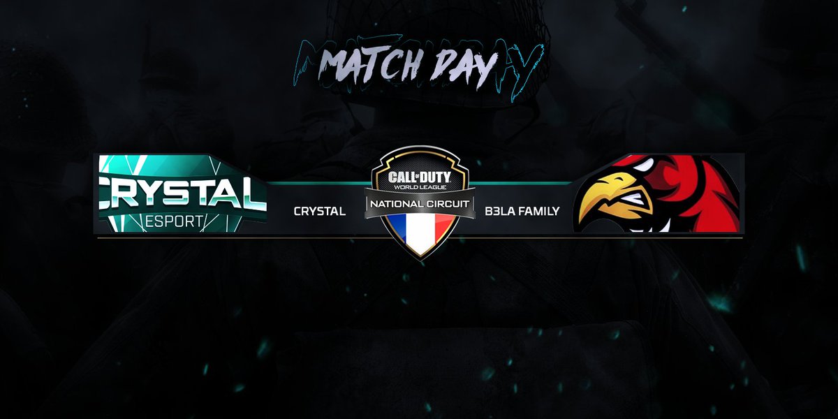 CrystalEsportFR's tweet photo. [#CWLNationalCircuit]

Notre premier match contre la @B3LA_FamilyG sera stream et cast sur la POV 
de @JulienBRK !!

👇👇
https://t.co/tdfQ5O2p9J

#CrystalFight 💪 https://t.co/B4fbR39nuu