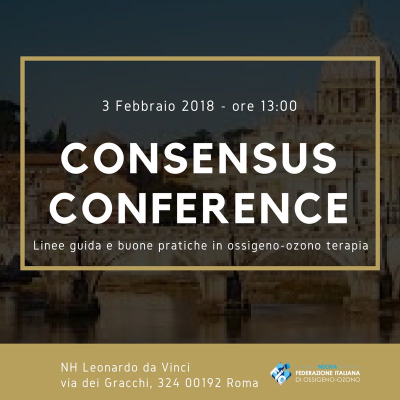 NuovaFio's tweet photo. Domani a #Roma discuteremo di 
"Linee guida e buone pratiche in #OssigenoOzonoTerapia".
Non mancare! 
#OssigenoOzono #Ozono #LeggeGelli https://t.co/MRW0BPqjsU