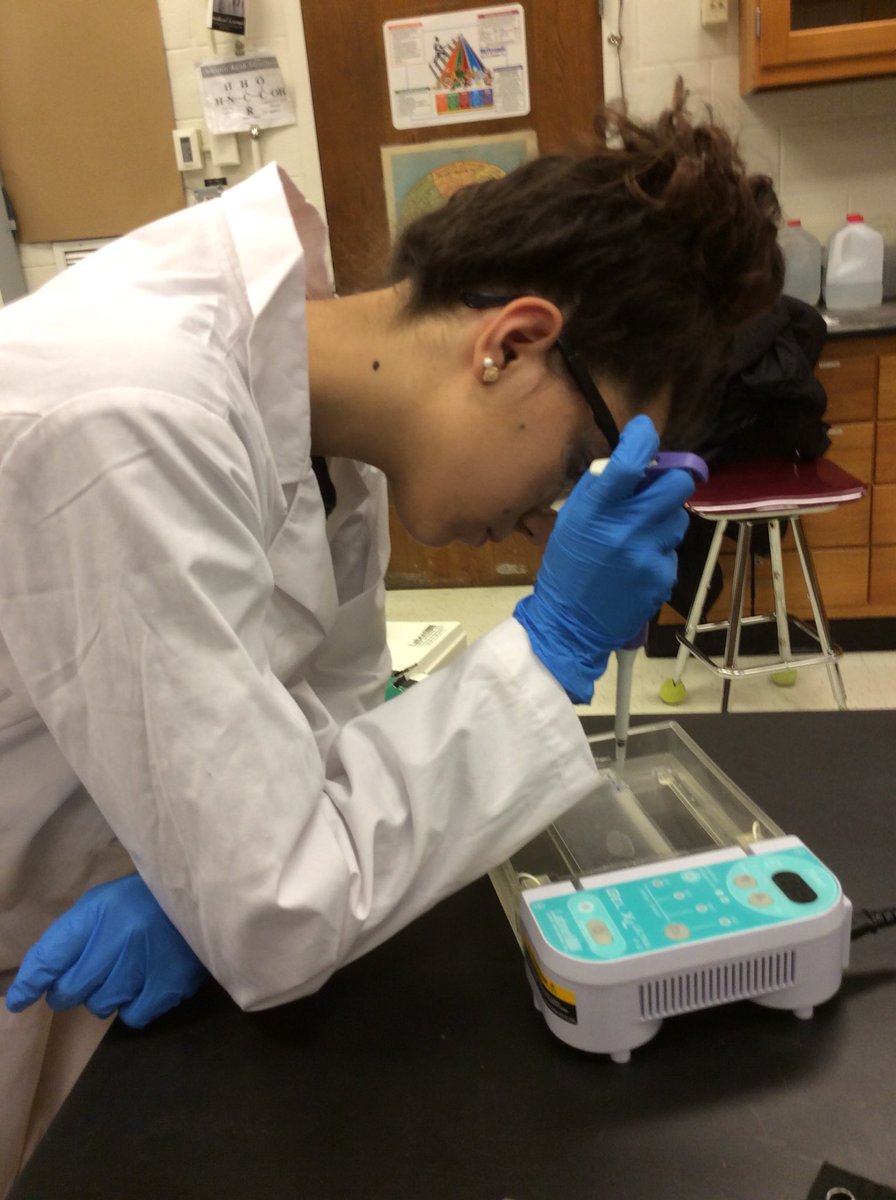 First year’s running gel’s today! #FCPSCTE #CTEmonth