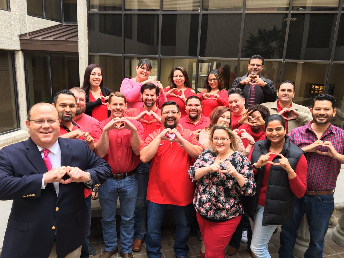 lnv_inc's tweet photo. We encourage everyone on #NationalWearRedDay to wear red and help raise awareness for heart health month! #CorpusGoRed #GoRedForWomen ❤️ https://t.co/e3LN4NhmFd