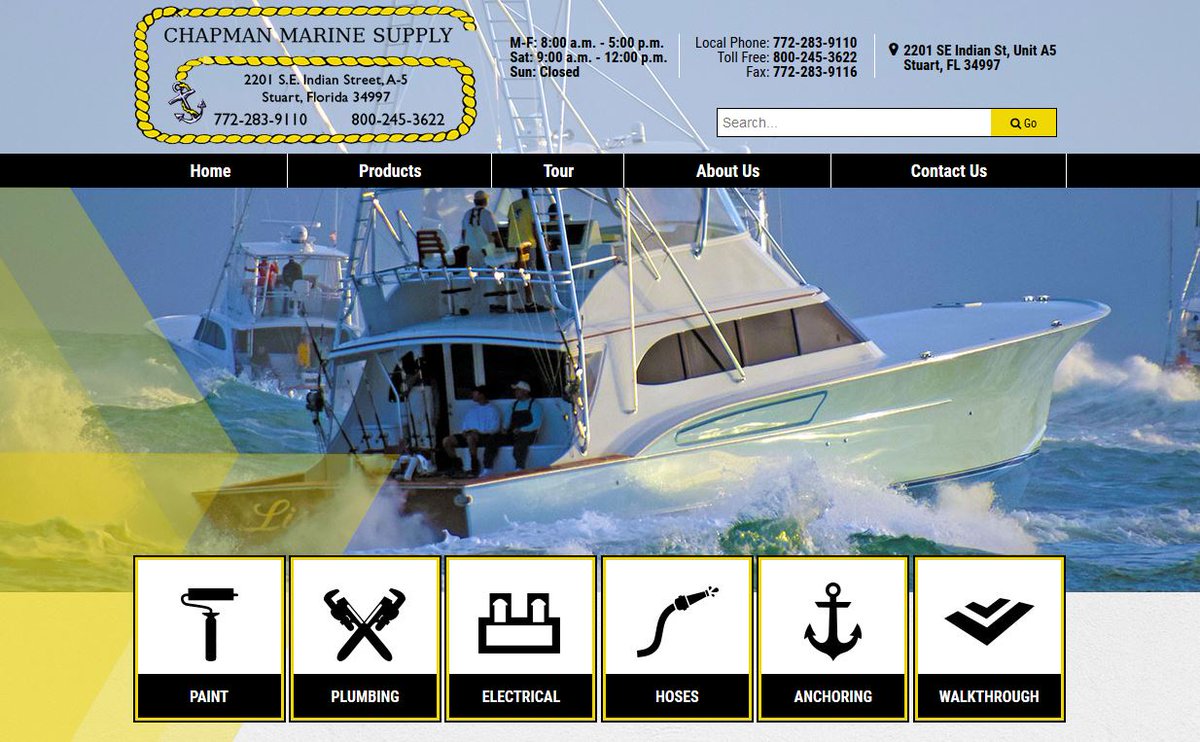 For quality #boating products, you can count on us at #ChapmanMarineSupply. Find the products you need at a price you'll love online today at chapmanmarine.com! #Stuart #Florida #Marine #Anchoring #Hoses #Plumbing