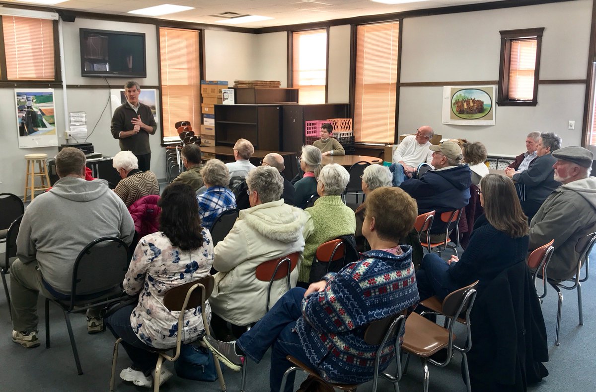 FredHubbell's tweet photo. Kicking off Friday in Knoxville! Folks in Marion County have serious concerns about water quality and access to mental health care -- and they're ready for a new leader to address their concerns with substantive, long-term solutions, not political posturing. #InvestInIowa #iagov https://t.co/PigB3n9sWY